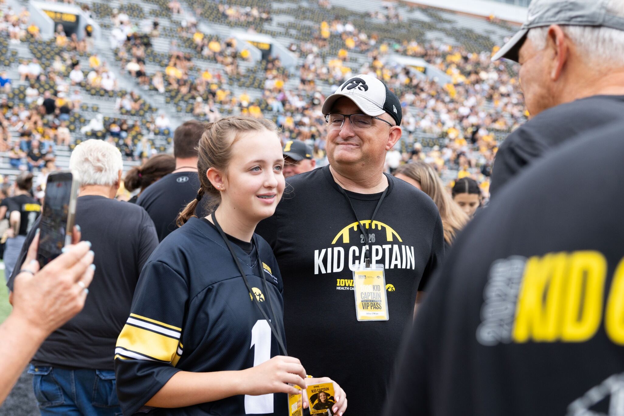 Kaelyn O’Brien Celebrates 14th Birthday On Iowa Football Gameday