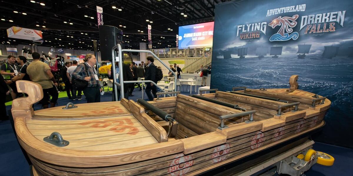 Adventureland unveils vehicles for new Viking themed water ride