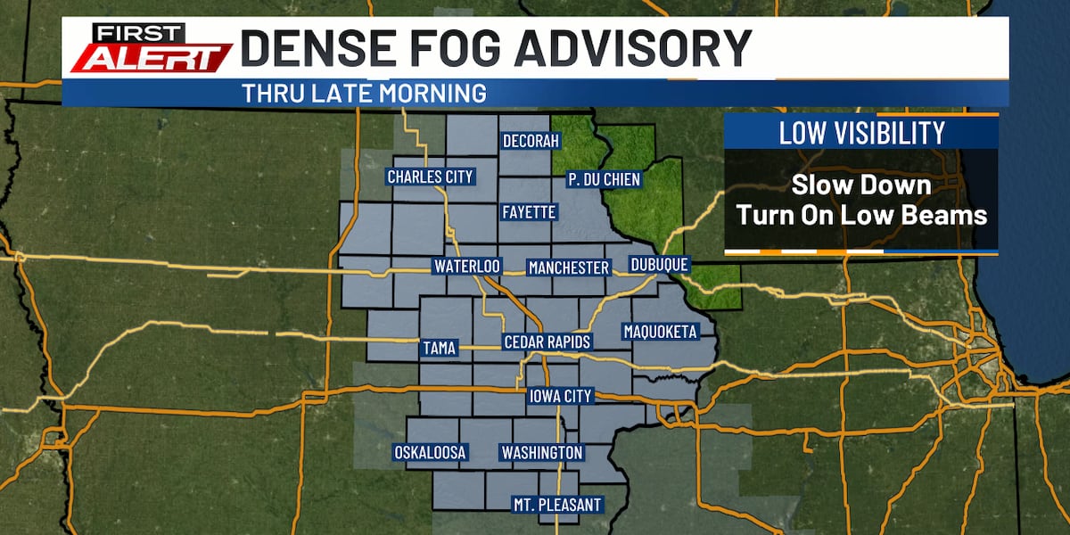 Image for Your First Alert: Dense Fog