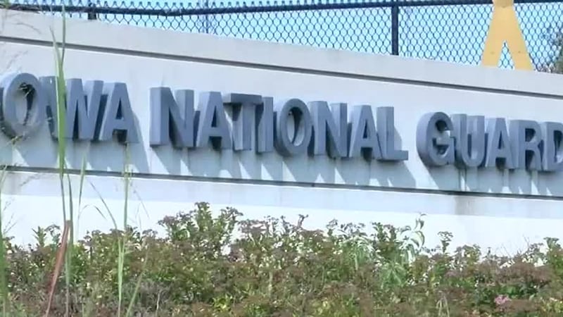 Iowa National Guard entrance.