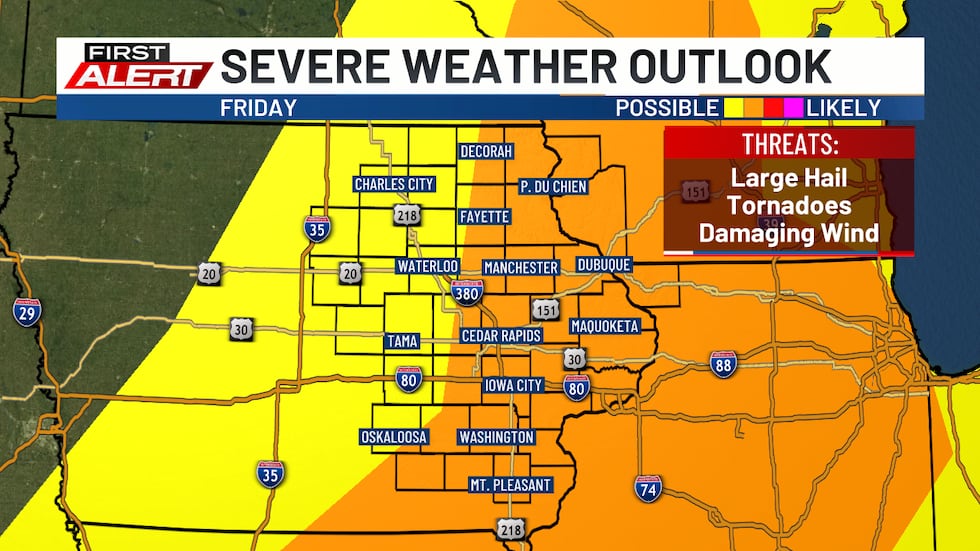 Friday Severe Outlook