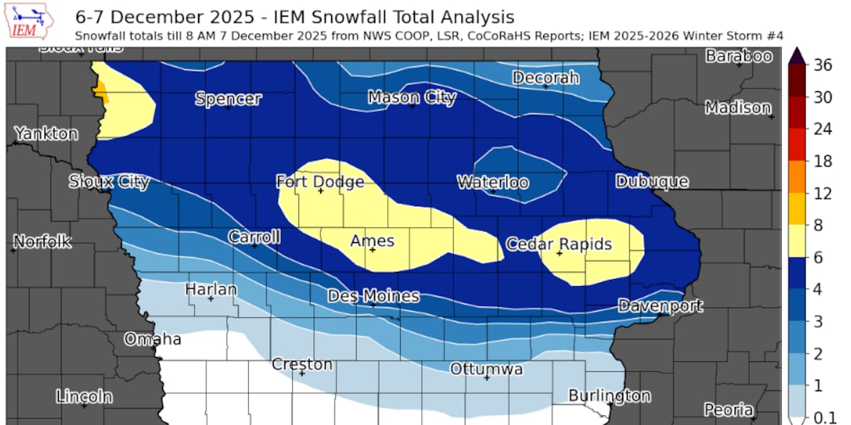 Appleton Snowfall Total Snowfall Totals