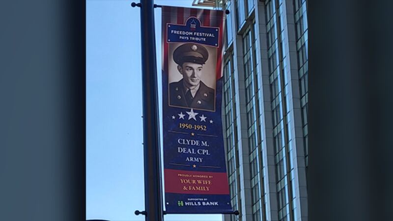 The Cedar Rapids Freedom Festival is bringing back its Military Tribute Banner Program for a...