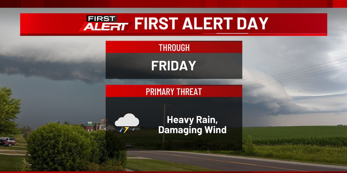 FIRST ALERT: Wet Pattern Continues