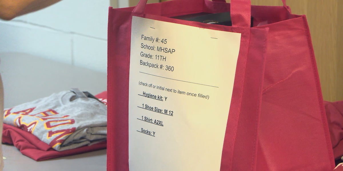 Marion volunteers pack free supply kits to prepare students for back to school