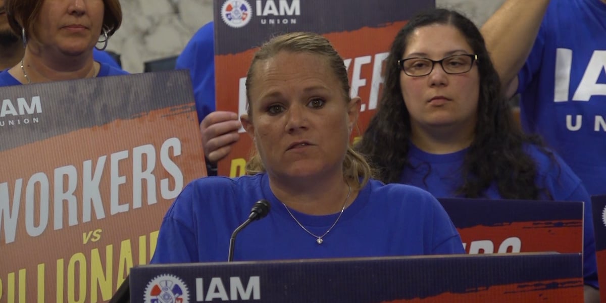 Whirlpool employee laid off in Amana rallies for wealth tax at the US Capitol