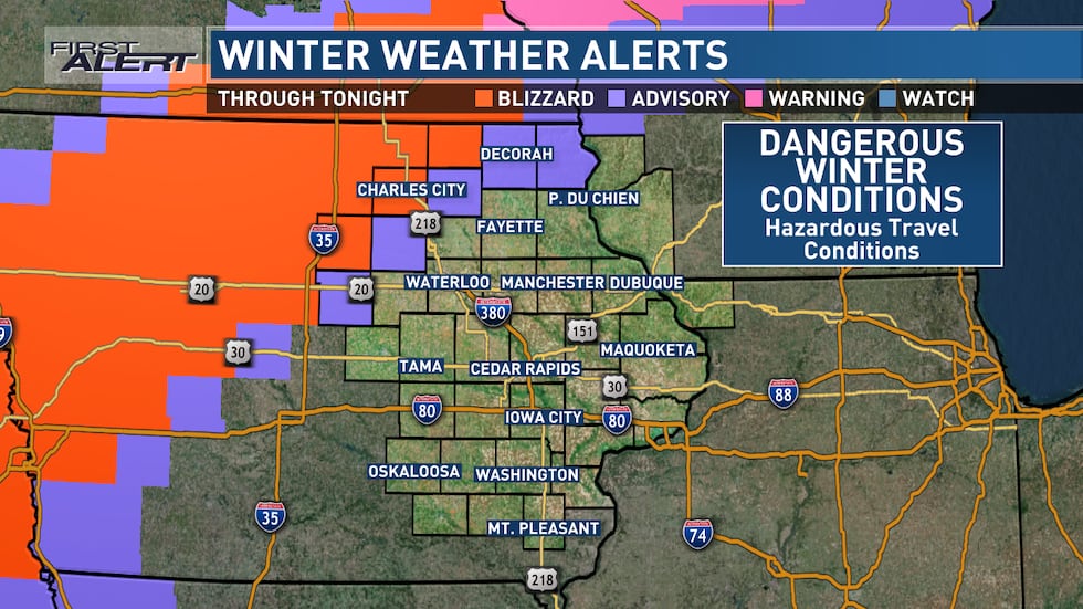 Your First Alert: Wind, Storms and Snow 6 Winter Weather Alerts