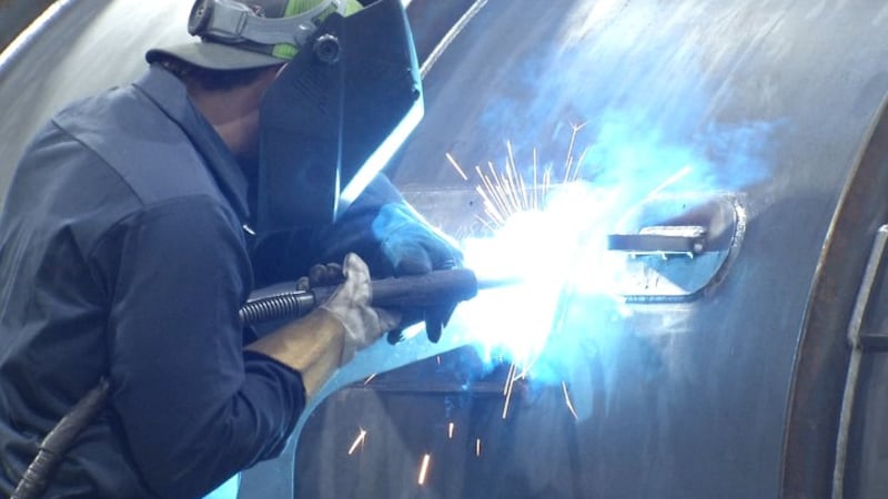 Universal Tank & Fabrication worker