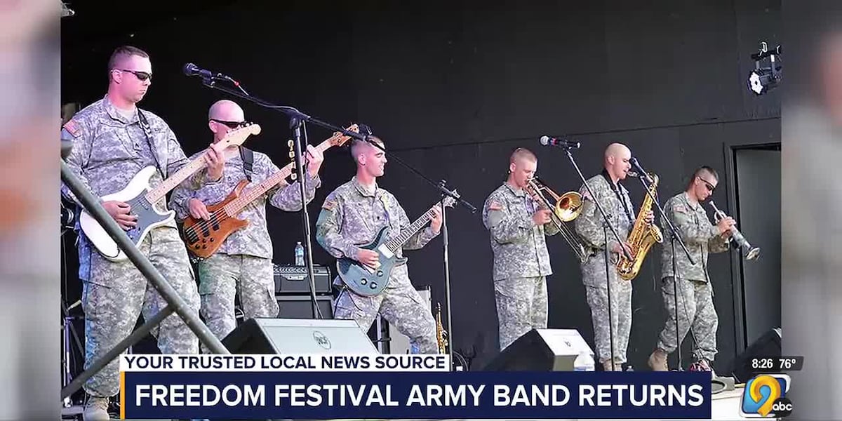 Freedom Rockets Band Army band concert returns to Freedom Festival
