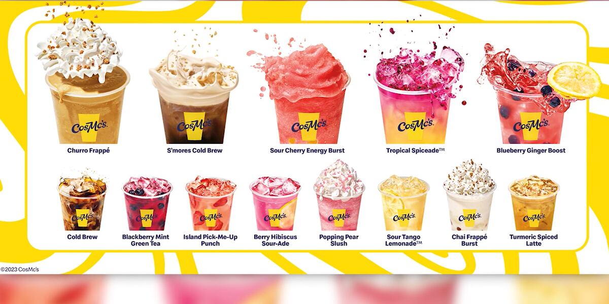 Check out the menu at CosMc’s, McDonald’s first spin-off restaurant