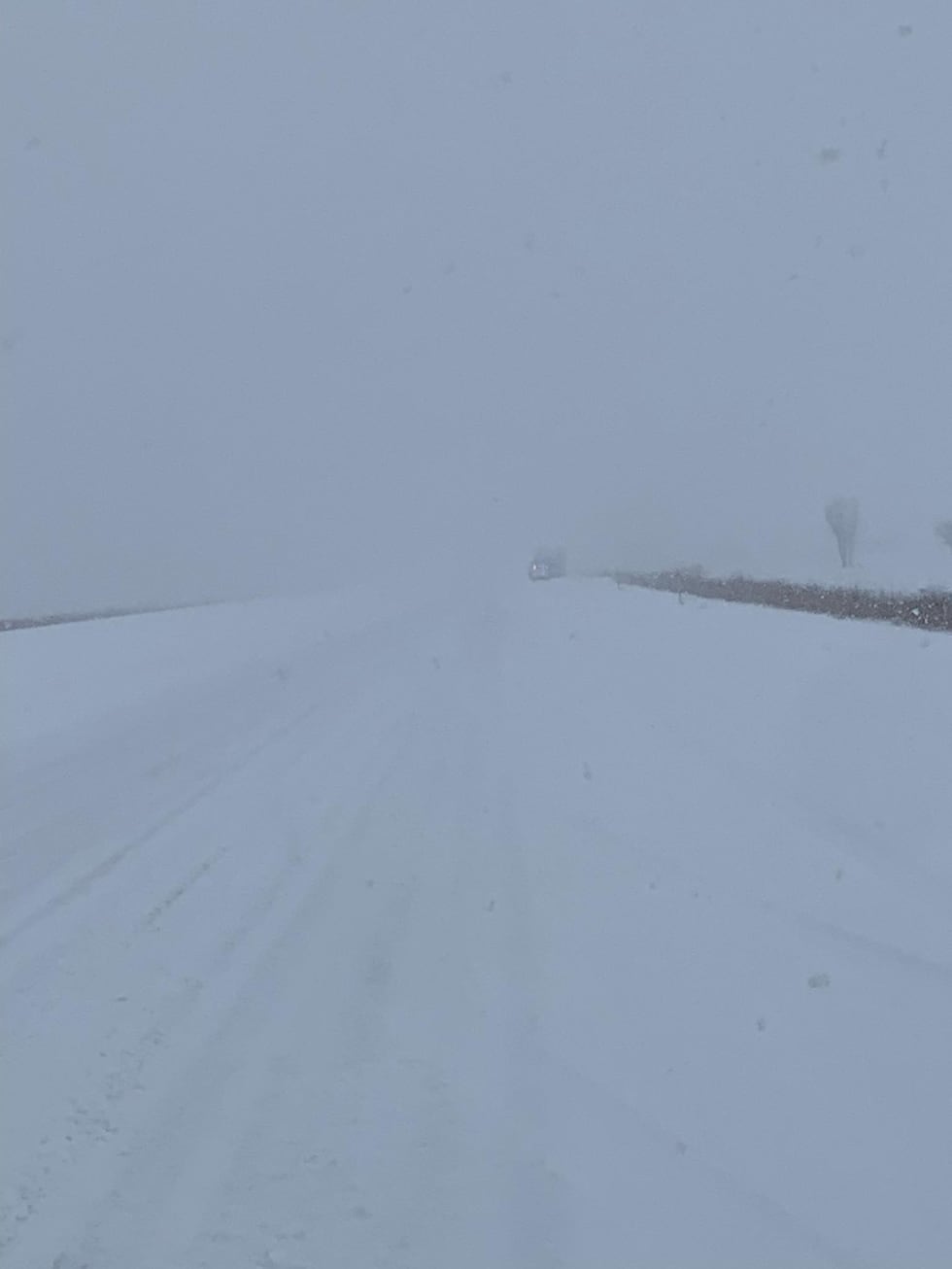 The Tama County Sheriff is urging people not to travel