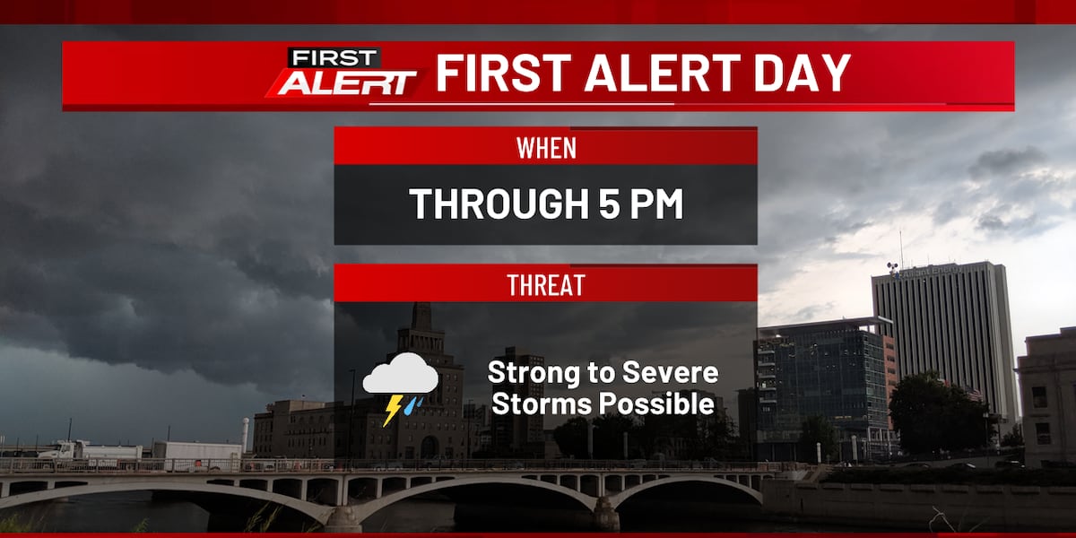 First Alert Day: Severe Storms Redevelop