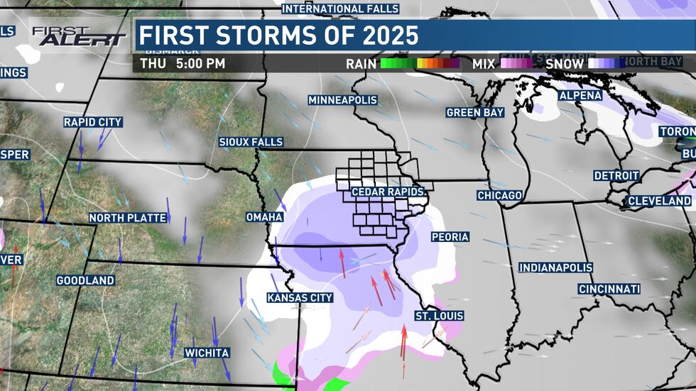 Iowa Winter Weather Update: Snowfall Expected Overnight With Road Conditions Improving Tuesday Morning