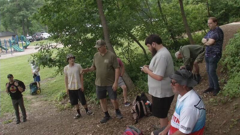 Brian Eschen, the president of the Freedom Foundation, started a veterans disc golf league to...