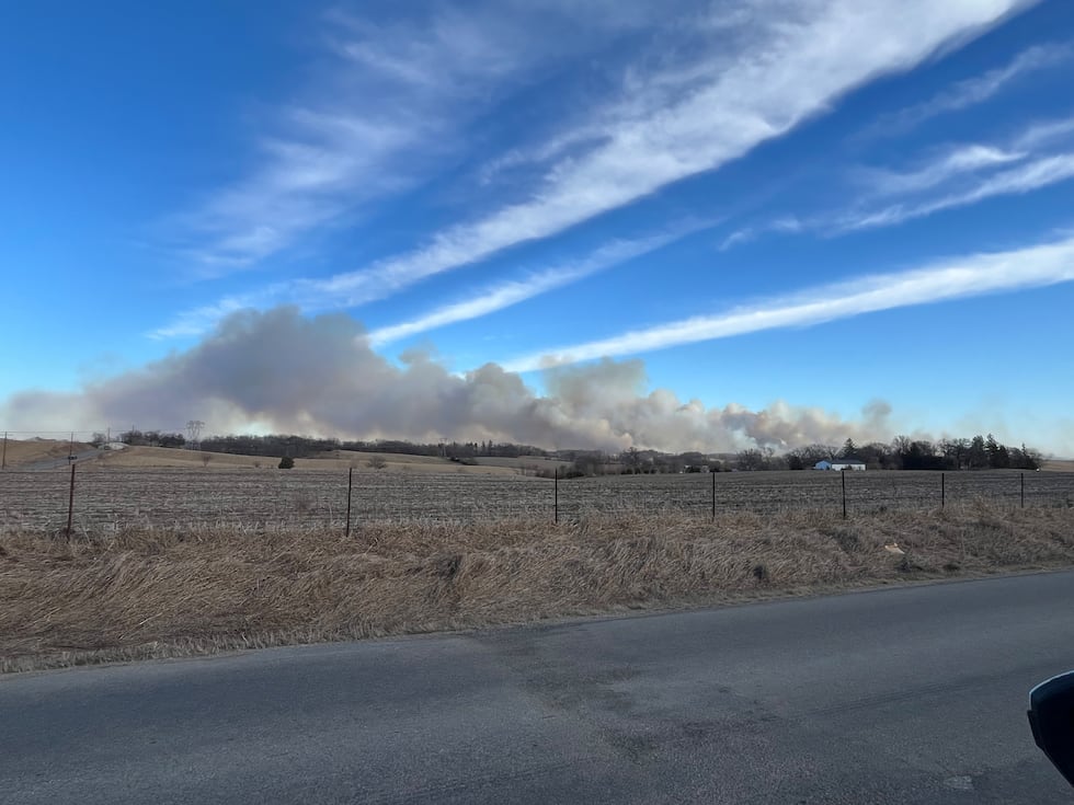 Vegetation fire burns across eastern Iowa counties, 558 lose power