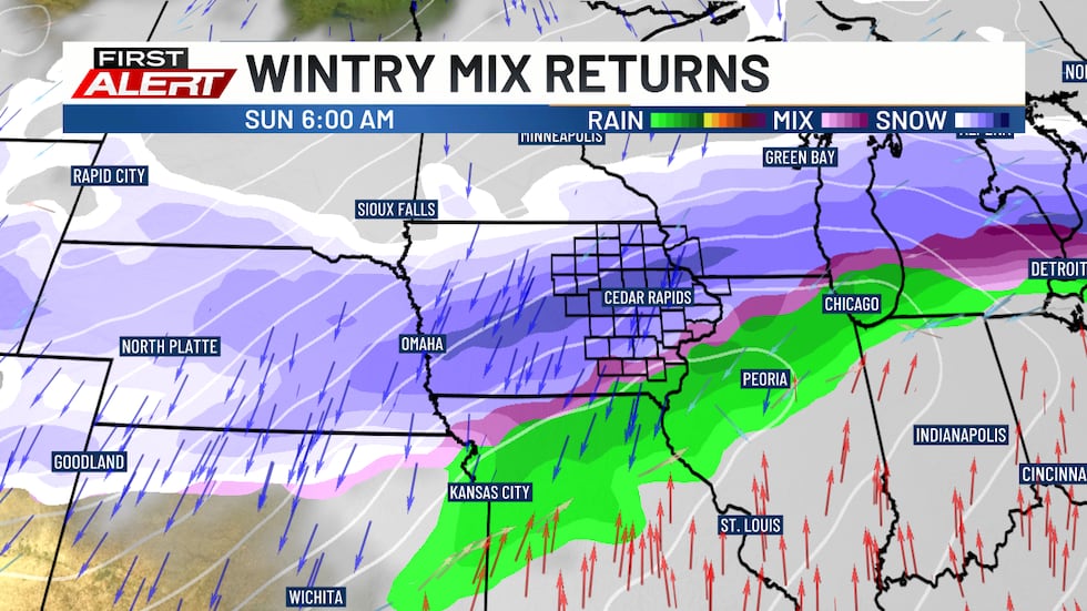 Sunday Wintry Mix