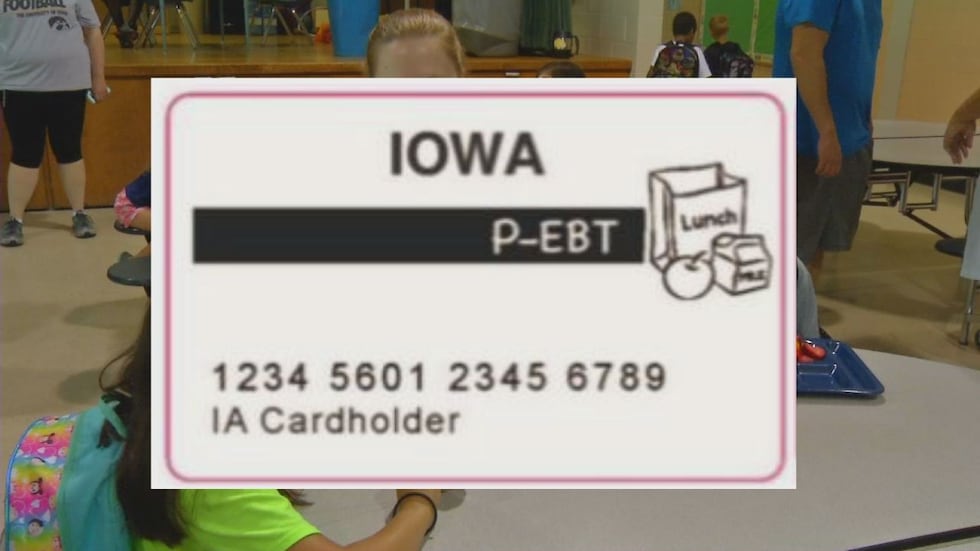Iowa Ebt Card Example DHS to disburse another round of P-EBT benefits by end of week