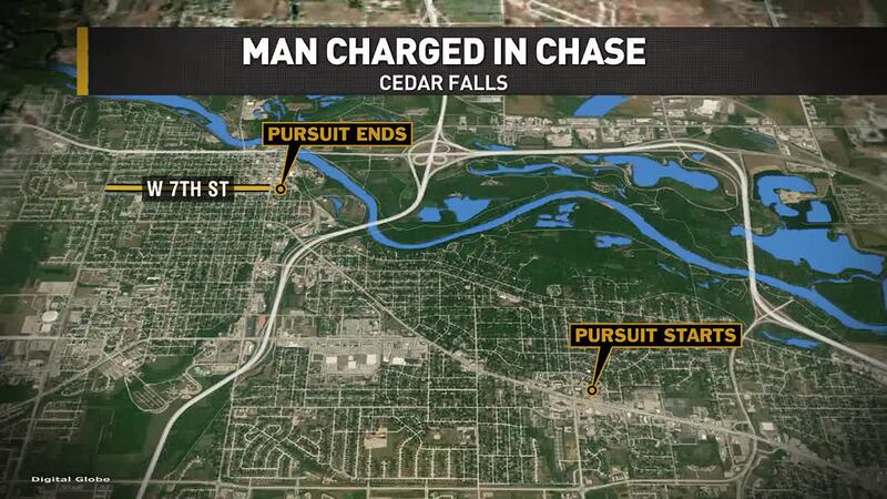Dunkerton man facing charges after leading police on chase