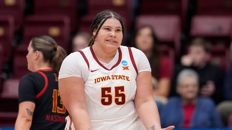 Freshman Audi Crooks rallies No. 7-seed Iowa State past 10th-seeded Maryland in NCAA first round