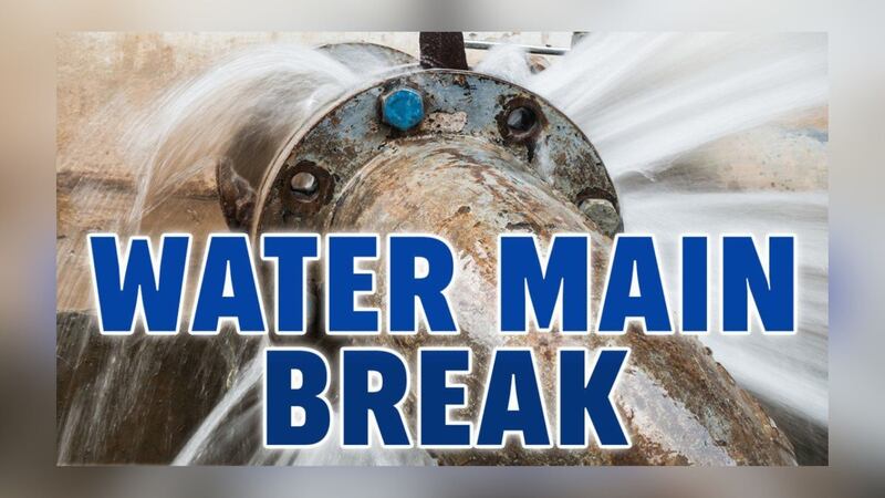 Water main break