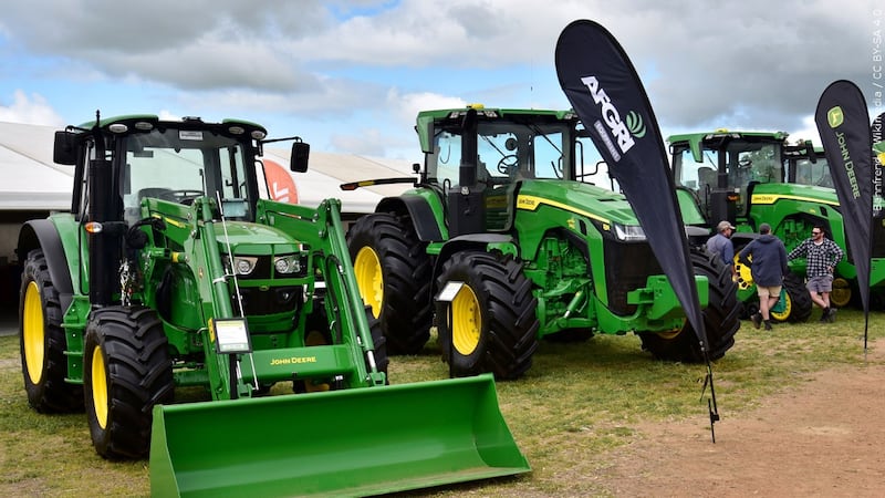 John Deere to lay off roughly 600 employees from three U.S. factories.