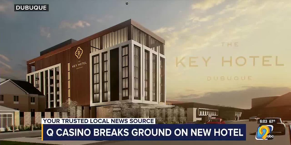 Quality Inn In Dubuque Q Casino in Dubuque breaks ground on new Key Hotel