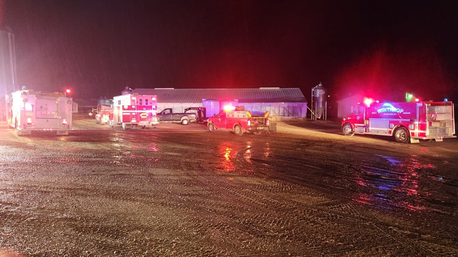 Fire Hogs Firefighters respond to hog barn fire in Independence