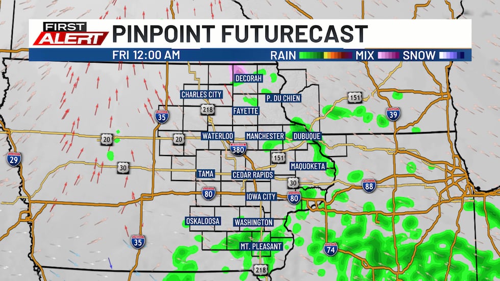 Friday Pinpoint Futurecast
