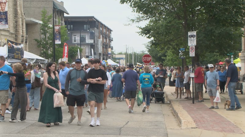 Thousands of people packed downtown Cedar Rapids Saturday morning for the first farmers market...