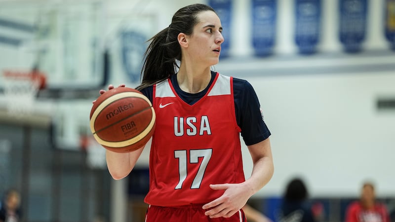 Caitlin Clark returns to court after injury-filled season, making USA Basketball senior team debut