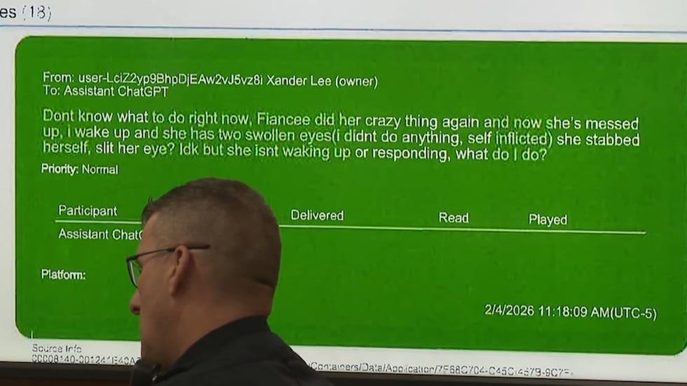 Prosecutors are using ChatGPT messages as key pieces of evidence in the murder case against...