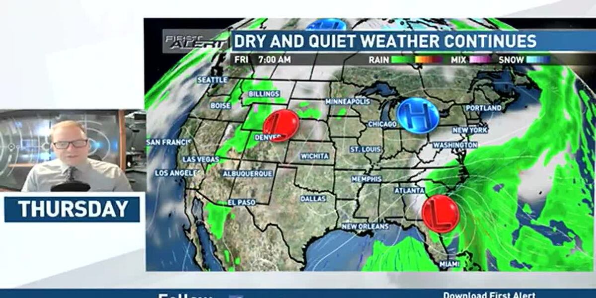 Nice Weather Comming Nice weather rolls right into the weekend