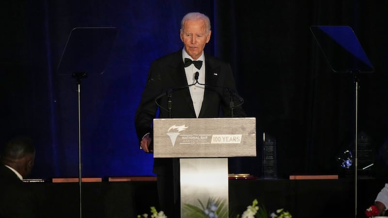 Former President Joe Biden speaks during the National Bar Association's 100th Annual Awards...