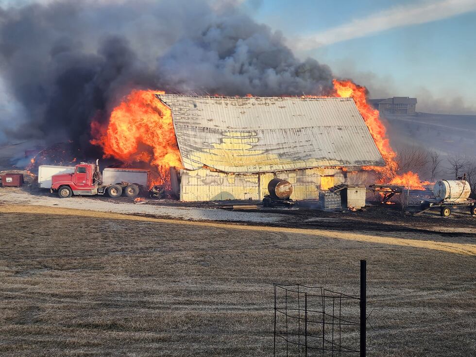 Vegetation fire burns across eastern Iowa counties, 558 lose power