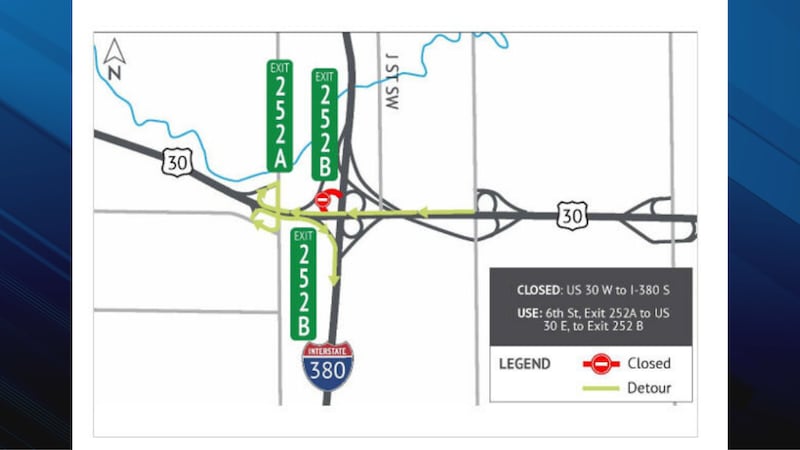 The closure is expected to last roughly two weeks.