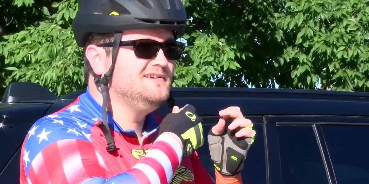Iowa veteran shot by stray bullet finds community through cycling program