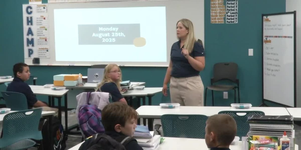 New Cedar Rapids charter school students on first day