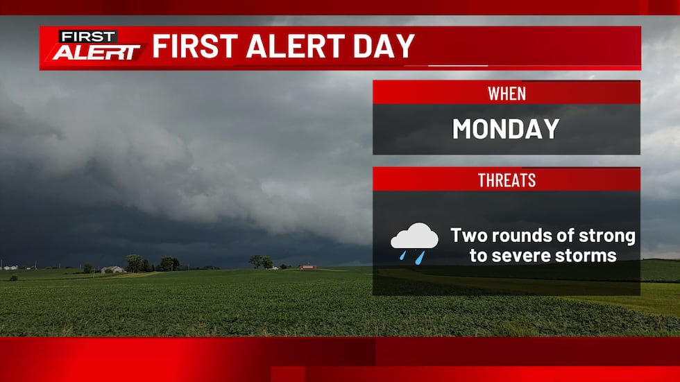 Primer día de alerta: lunes