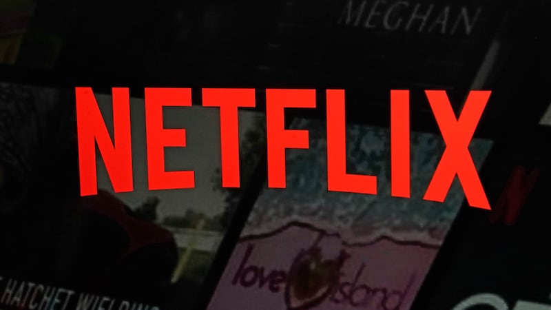 FILE - The Netflix logo is shown in this photo from the company's website, in New York, Feb....