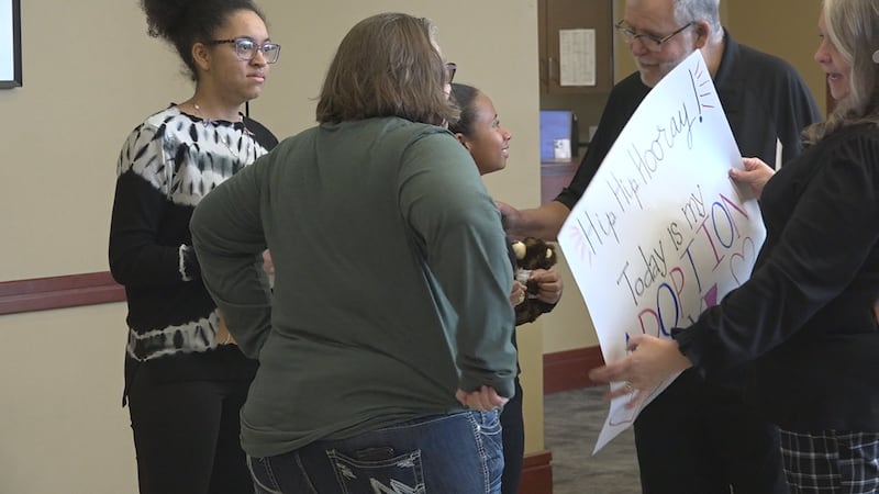 About 20 children officially joined their forever families at the Linn County Juvenile...