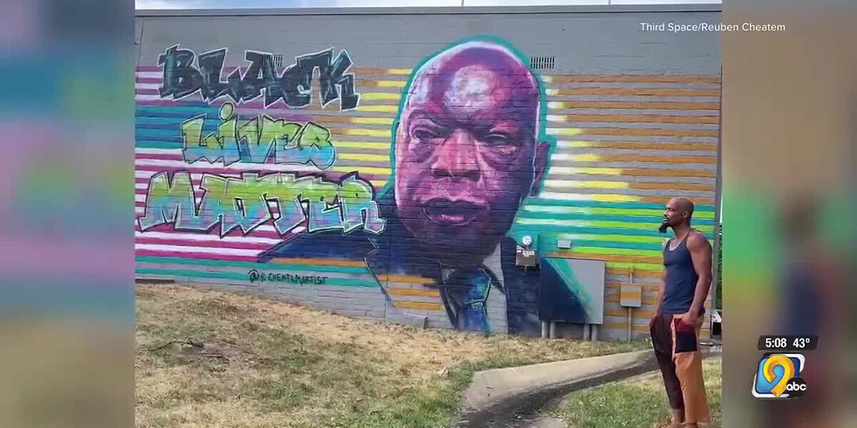 Blm Building Artist responds after BLM mural removed from Des Moines building
