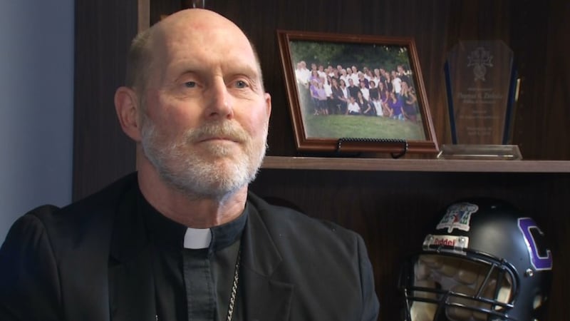 Archbishop Thomas Zinkula announced plans to consolidate parishes last year, citing falling...