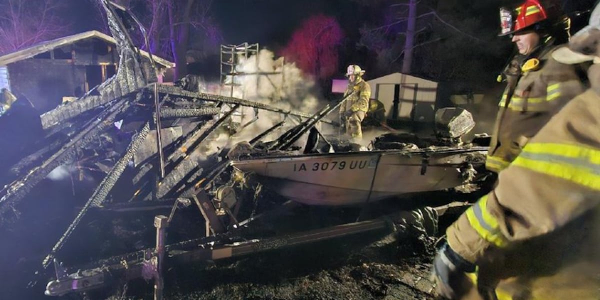 Fire crews respond to garage fire in Springville