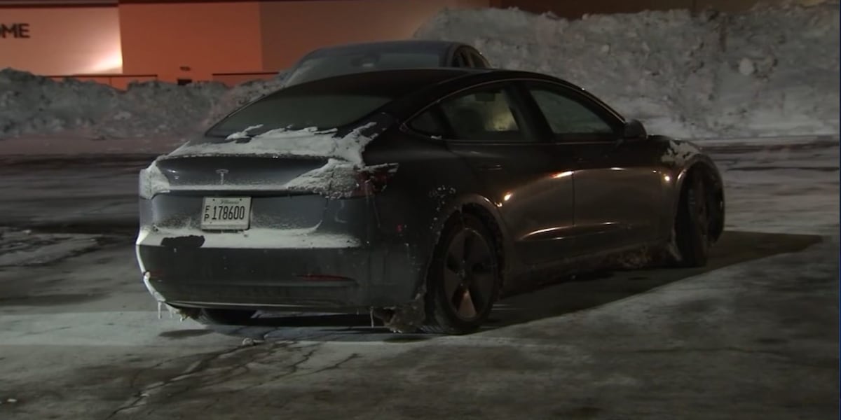 Stranded Frigid Tesla drivers stranded amid charging struggles in frigid cold