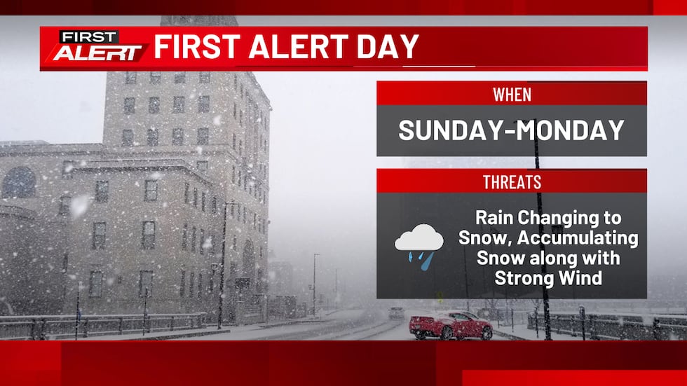 First Alert Day; Winter Storm