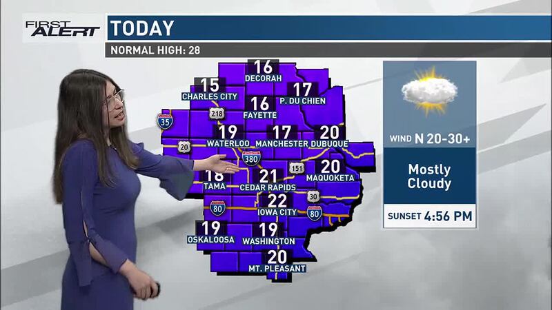 KCRG-TV 9 First Alert Storm Team Meteorologist Hannah Messier has the latest First Alert...