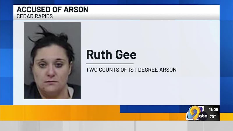 A woman from Cedar Rapids is being accused of maliciously setting multiple people’s properties...