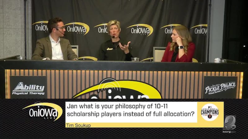 Iowa Women's Basketball Coach Jan Jensen joins OnIowa Live.