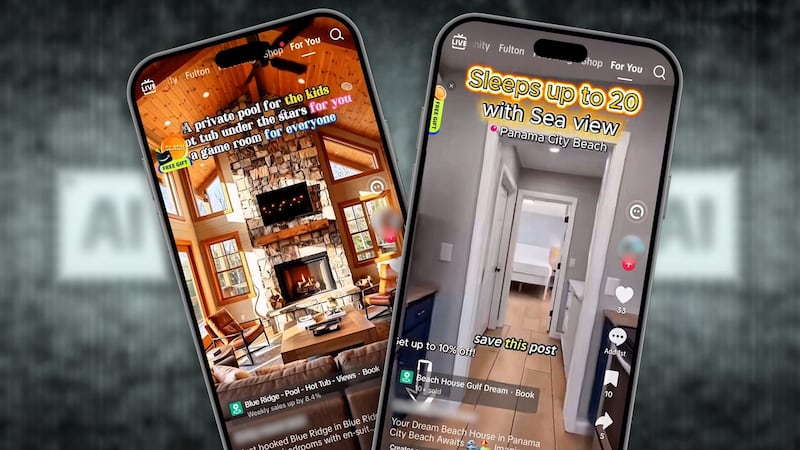 Some AI-generated travel videos may not accurately show the property a viewer would book or...