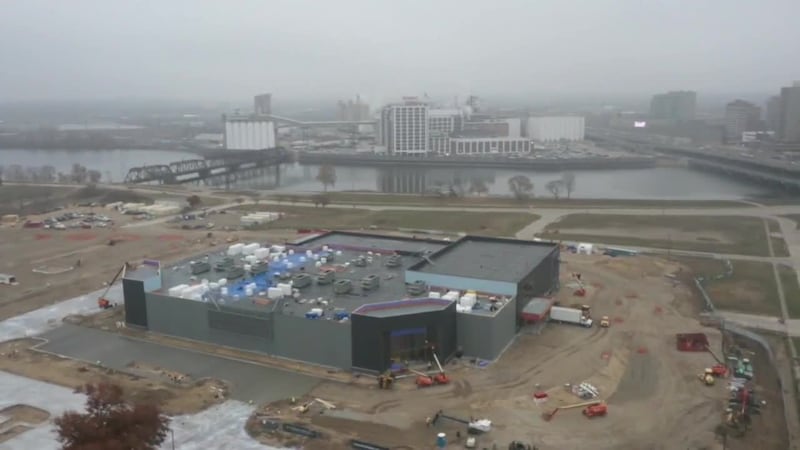 Jim talks with KCRG-TV9's Jackson Valenti who toured the Cedar Crossing casino now under...